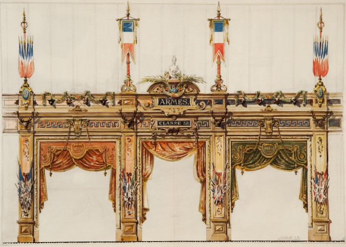 Projet d'entrée pour la Salle des Armes, Classe 38